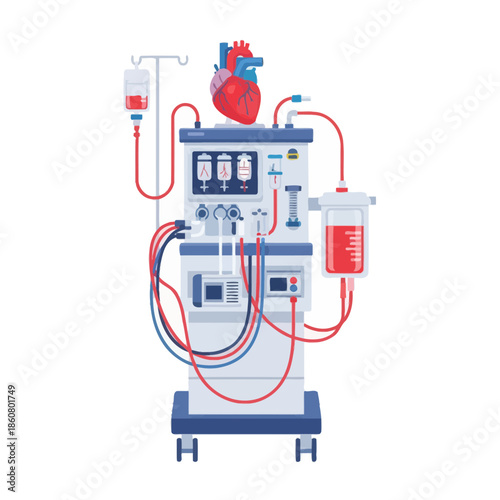 Heart-Lung Machine for Surgery Support