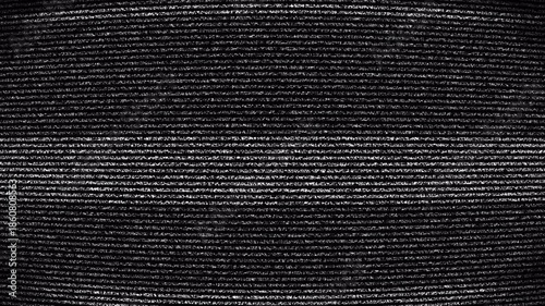 Retro static television with turn on and off animation on black background. tv static with noise glitch screen. 4k video