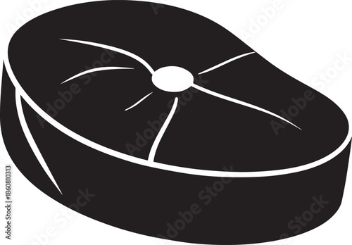  Grilled Steak Silhouette Vector Illustration