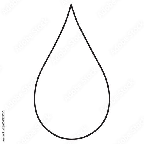 Water Droplet Outline Icon