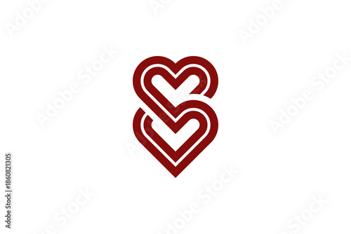 A simple yet beautiful love logo design. A super lovely with rounded edge.