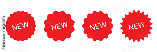 New tag symbol icon, new product, novelty, newest item. new badge vector icon . special offer tag .