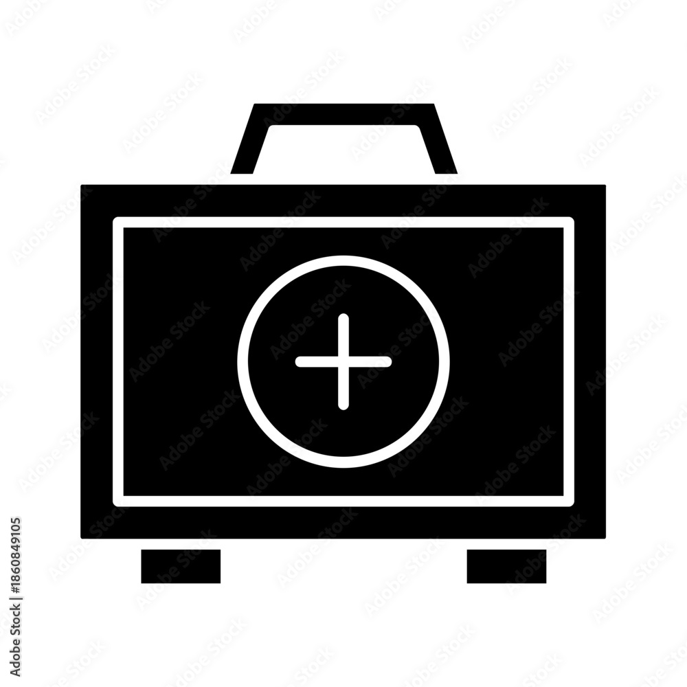 Fototapeta premium first aid kit icon