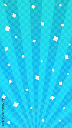 放射線の背景素材　格子柄ベクターイラスト