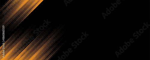 orange black brush Car sticker wrap pattern banner abstract sporty lines black orange. eps 10
