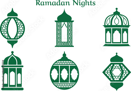 Elegant Islamic Lanterns for Ramadan Celebrations and Festive Evening Decor