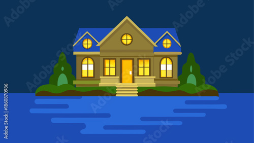 Cozy house by the water