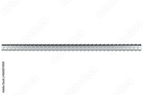 Konstfotografi Construction armature bar, transparent background