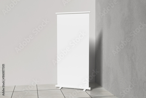 Schilderij op canvas Roll Up Banner Mockup