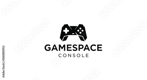 Gamepad Joystick Console Logo Design – Modern Gaming and Space Center Brand Identity Emblem