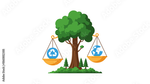 Balancing ecology and resources A conceptual representation of environmental sustainability