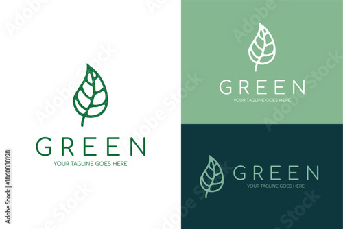 green leaf rustic nature organic herbal plant