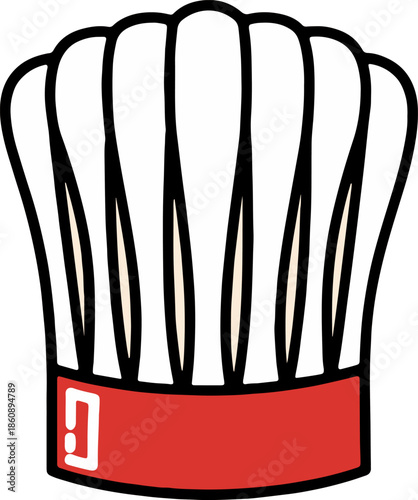 Professional Chef Hat and Culinary Vector Icon