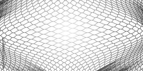 Mesh texture for fishing nets. Seamless pattern for sportswear or soccer goal, volleyball net, vector illustration.