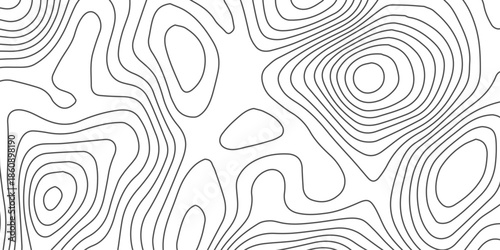 Seamless black and white abstract geometric pattern featuring vector wave lines and swirl textures for a modern floral ornament backdrop or textile wallpaper design