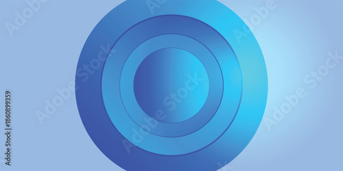 Abstract background with blue concentric circles creating a gradient effect.
