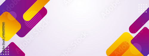 Modern graphic design with rounded geometric shapes and crosses