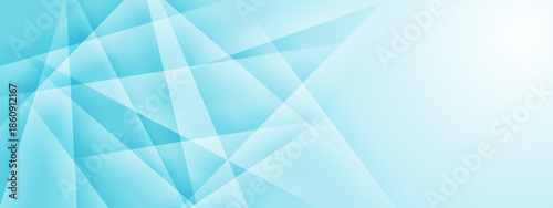 Light blue abstract background with intersecting translucent geometric shapes