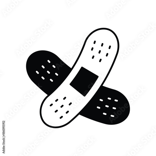 Bandage icon clean and modern vector illustration
