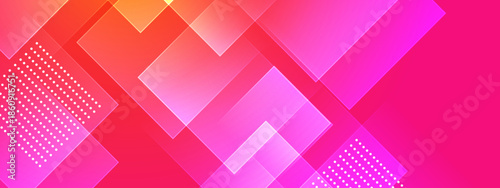 Abstract geometric design featuring pink squares, orange accents, and dotted patterns suitable for backgrounds, prints, posters, and digital content creation