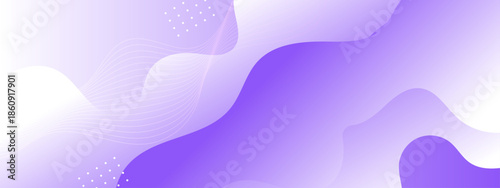 Abstract background suitable for graphic design projects, presentations, and advertising campaigns. Vibrant purple gradients with flowing shapes create a dynamic visual impact