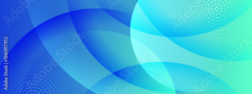 Abstract blue green gradient with translucent circles, suitable for modern designs, backgrounds, digital art, web graphics, and technology concepts