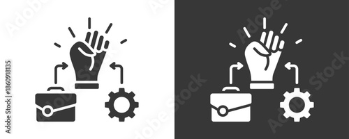 Motivation Icon Set Multiple Style Collection