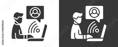 Virtual Icon Set Multiple Style Collection