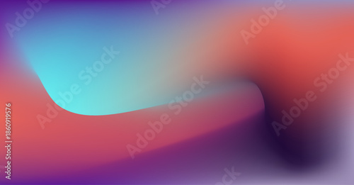 multicolored tosca and blue abstract background. copy space watercolor background