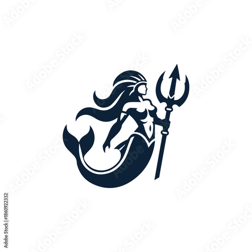 Mermaid Warrior Logo