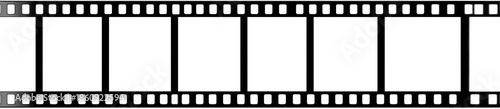 Classic film strip illustration isolated on transparent background