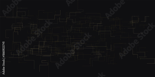 Luxury Gold Circuit Board Pattern - 10K Premium FinTech Motherboard Background with Golden Microchip Traces and Cryptocurrency Tech Vector