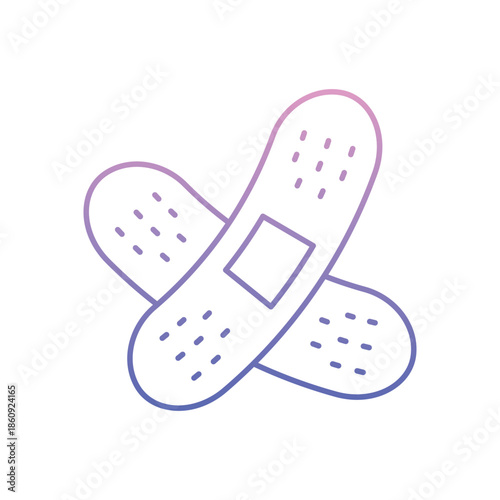 Bandage icon clean and modern vector illustration