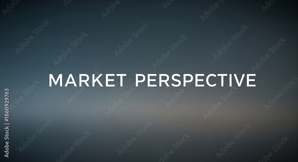 Fototapeta premium Market perspective with a professional and modern background