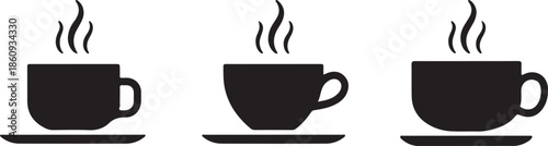 coffee cup icon vector isolated on white background. Coffee cup icon. Coffee vector icon. Tea.