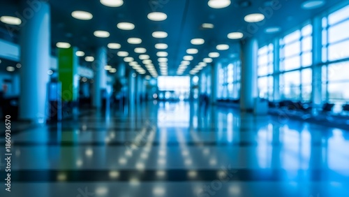 modern airport terminal