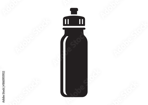 Water bottle icon, Water bottle silhouette vector