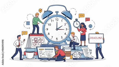 Teamwork Under Pressure - Meeting Deadlines and Managing Time.