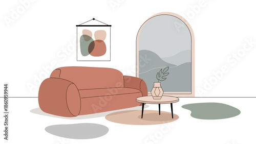 Modern Living Room Furniture and Decor.