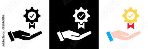 Control Icon Set Glyph vector Illustration 