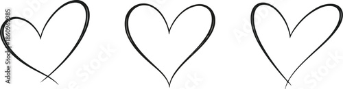 love vector silhouettes