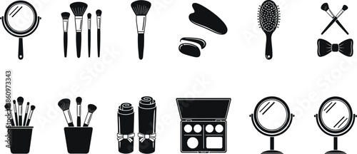 Collection of heavy construction machinery and industrial vehicles including excavators, bulldozers, cranes, loaders, and trucks for building projects