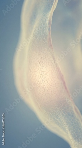 An ethereal silk fabric is ...