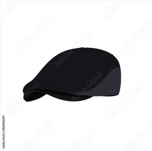 peaked cap. Flat cap,hunting hat 
