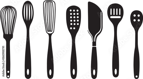 A shiny set of steel silverware including a fork, spoon, and knife is isolated on a white background, representing essential kitchen cutlery tools for dinner and restaurant dining