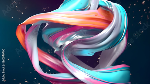 Vibrant Tornado Swirl