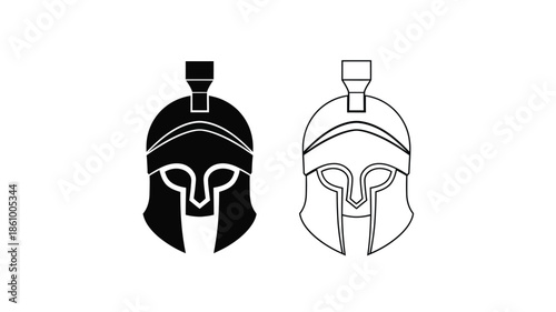 Two outdoor heaters one filled and one outlined a striking silhouette