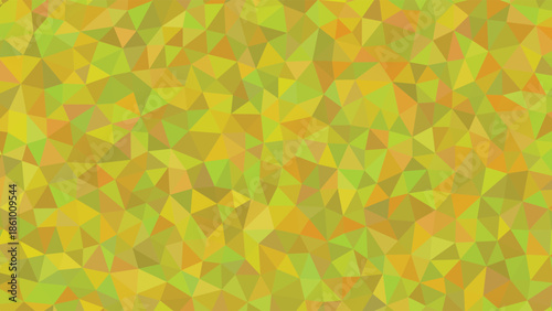 Vibrant Abstract Geometric Pattern with Green and Yellow Triangles background