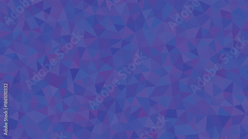 Abstract geometric pattern with shades of blue and purple triangles forming a dynamic background 2