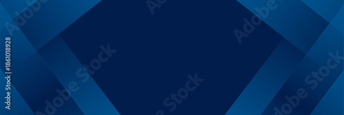 Abstract blue red banner geometric shapes background. Vector abstract graphic design banner pattern presentation background web template.